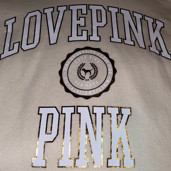 Tops - 💗NWOT VS PINK FLEECE HOODIE PULLOVER💗